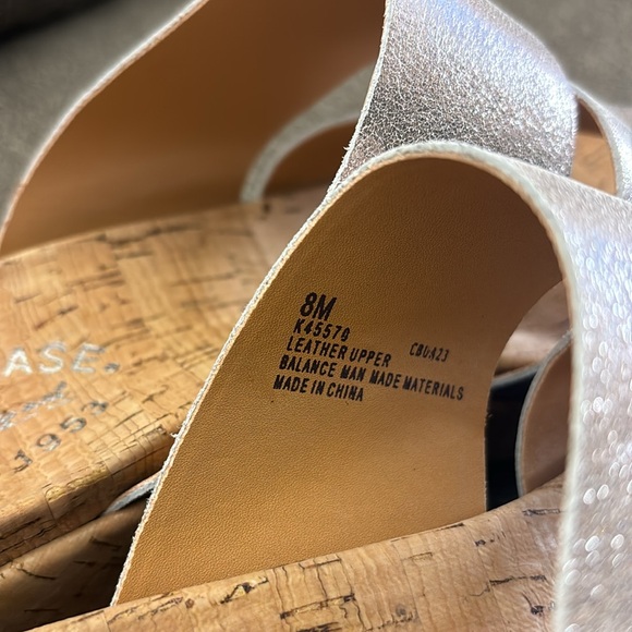 Kork Ease Menzie gold metallic platform sandals cork slides - Picture 11 of 14